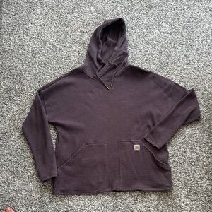 Carhartt Purple Waffle Knit Hoodie